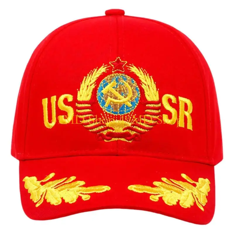 49MD Unique Russian Cyrillic Embroidered Baseball Cap Soft Cotton For Street