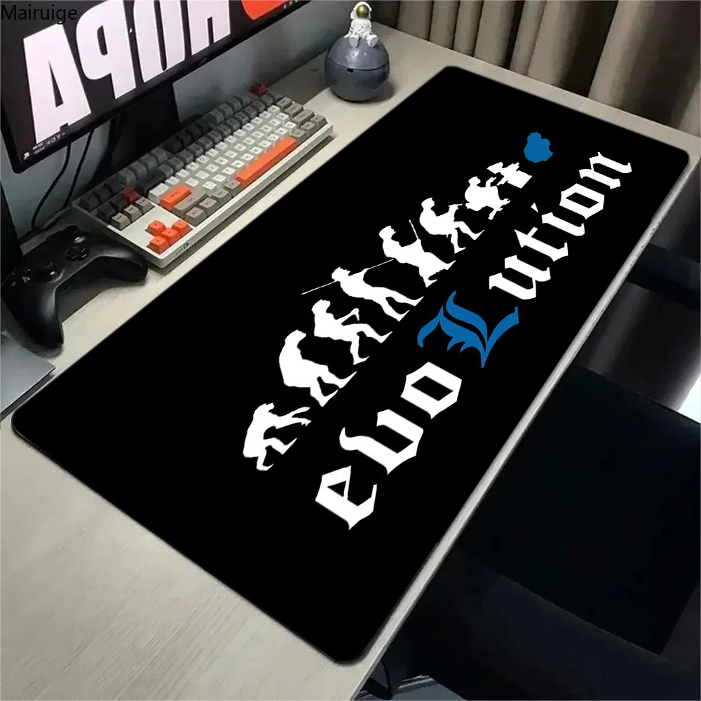 Pattern of human evolution Mousepad Anti-wrinkle Non-slip Thickened Mouse Pad Gaming Keyboard Notebook Table Mat for PC Desk Pad