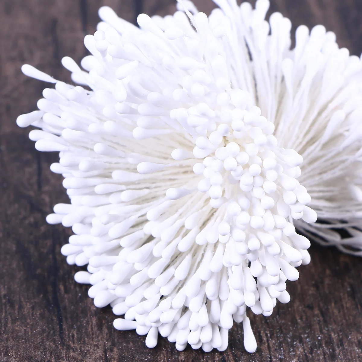 

400Pcs Simulated Flower Buds Double Ended Pearl Stamens for Floral Arrangement Craft Decoration Flower Making Buds