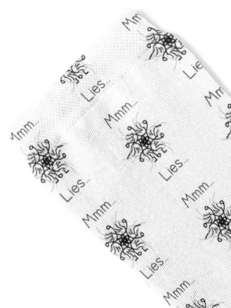 Pattern Mmm... Lies... Socks loose Christmas Wholesale gifts Socks For Men Women's