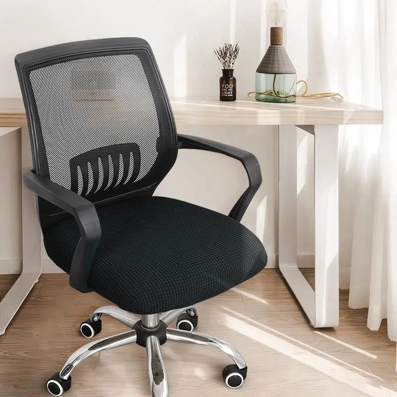 New【1PC Chair Seat Anti-dust Cover Split Armchair Cover Thickened Stretch Computer Chair Slipcovers Removable Seat Case】