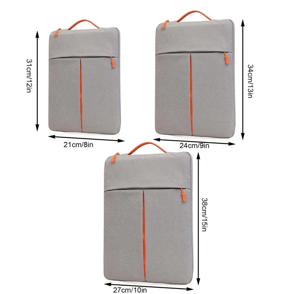 12/14/16 Inch Splash-proof Laptop Case Notebook Sleeve with Handle Soft Lining Design Waterproof Universal Laptop Storage Bag