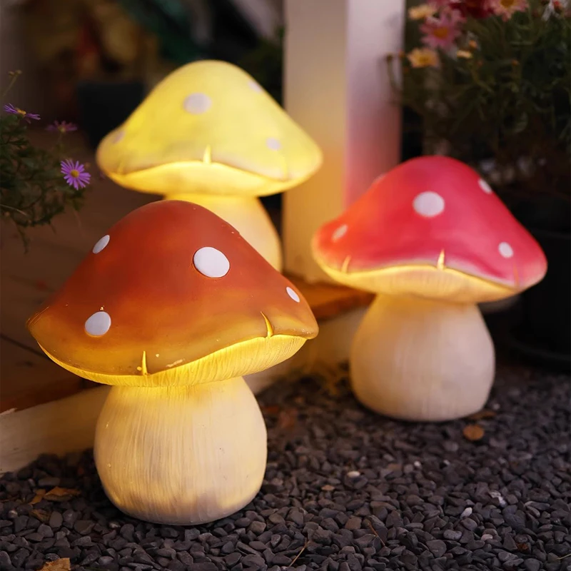 

Solar Mushroom Lamp Garden Creative Decoration Courtyard Terrace Layout Decoration