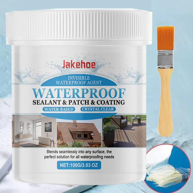Unsichtbares wasserdichtes Mittel, transparente Versiegelungsbeschichtung, leckfreier Kleber, Klebstoff, Super-Dichtmittel, Toilettenreparatur, 30/300/600/1000 g