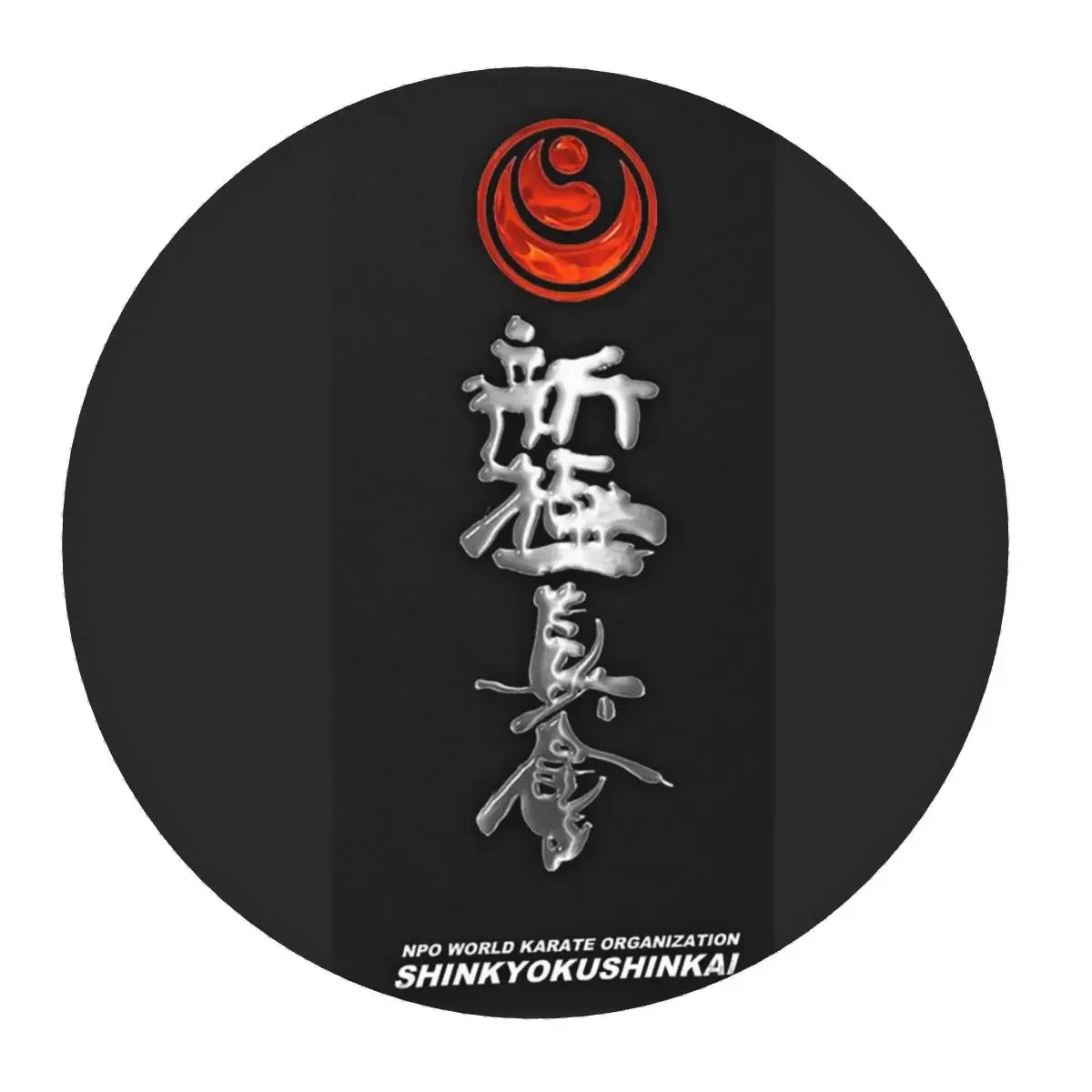 Kyokushin Karate Bushido Values Round Mouse Pad Computer Keyboard Mouse Mat Gamer PC Desk Mat Office Accessories Table Mats