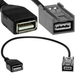 1pcs AUX to USB Cable USB Drive Data Conversion Cable For CR-V 2009-2013 For Accord 2009-2013 For Odyssey 2009-2013 Female Cable