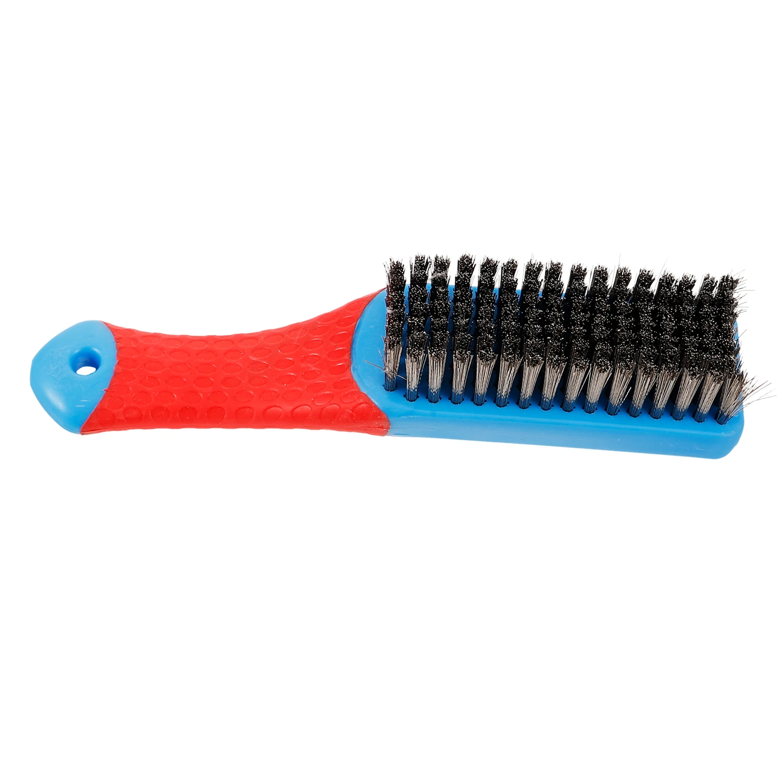 

Wire Brush Silicone Handle Stainless Steel Rust Cleaner Metal Brushes for Cleaning Dust Hard Bristles Longevity Sturdy Efficient