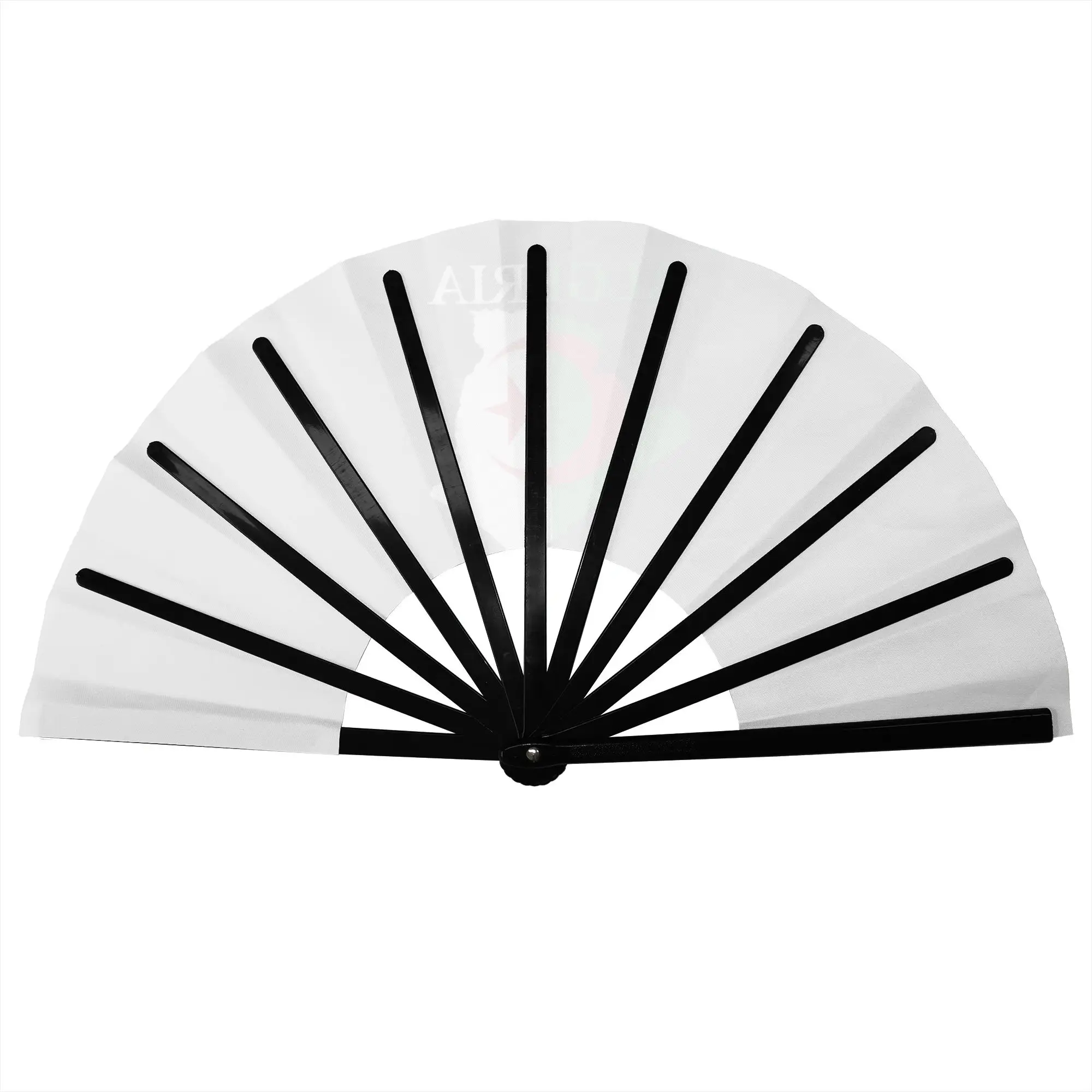 Algeria Flag Map Portable Pocket Fan Travel Algerian Heart Folding Fan Chinese Dance Cooling Handheld Fans