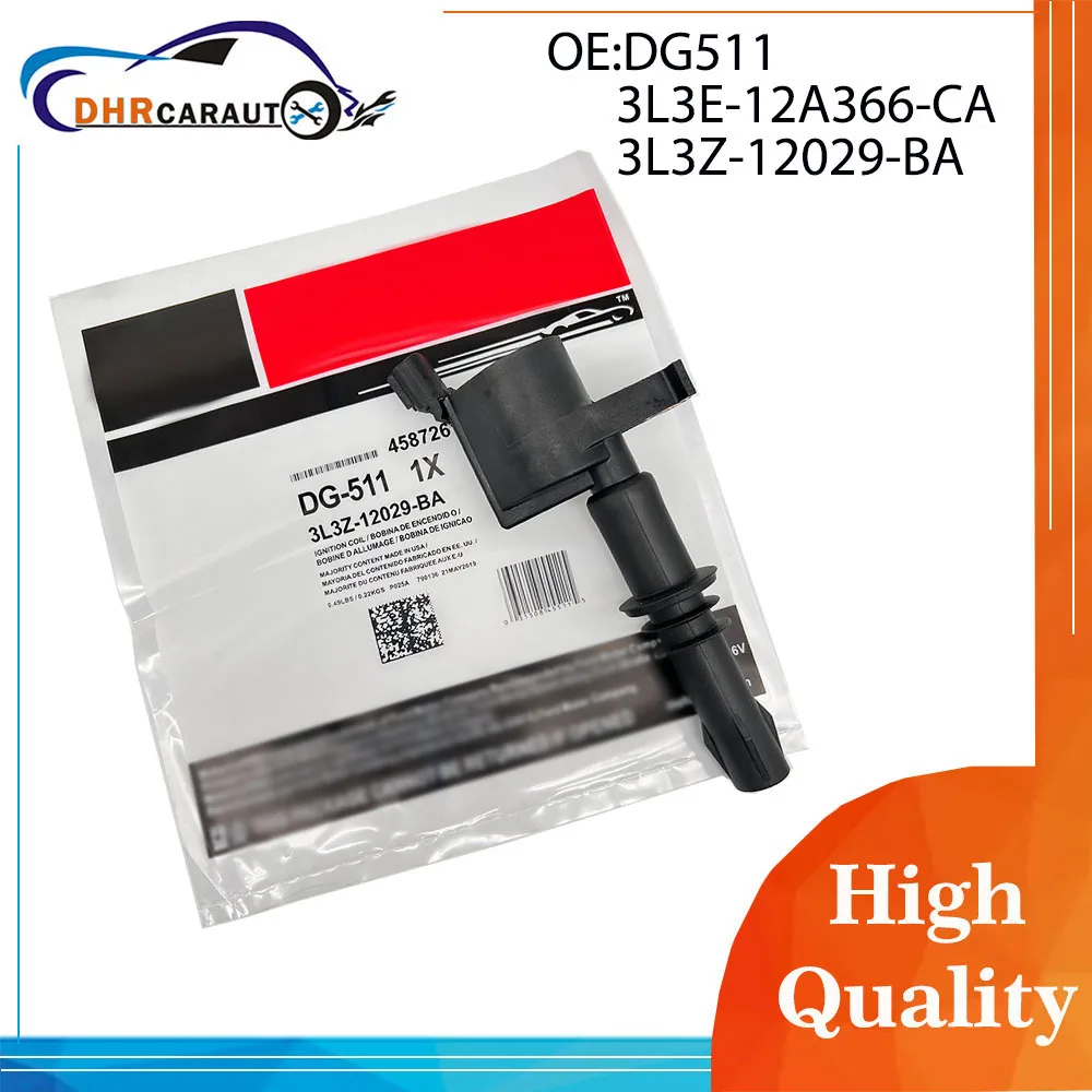 1~8pcs DG511 3L3Z-12029-BA For Motorcraft Ignition Coil 3L3E12A366C 3L3Z12029BA For 04-08 Ford Lincoln Expedition Explorer F-150