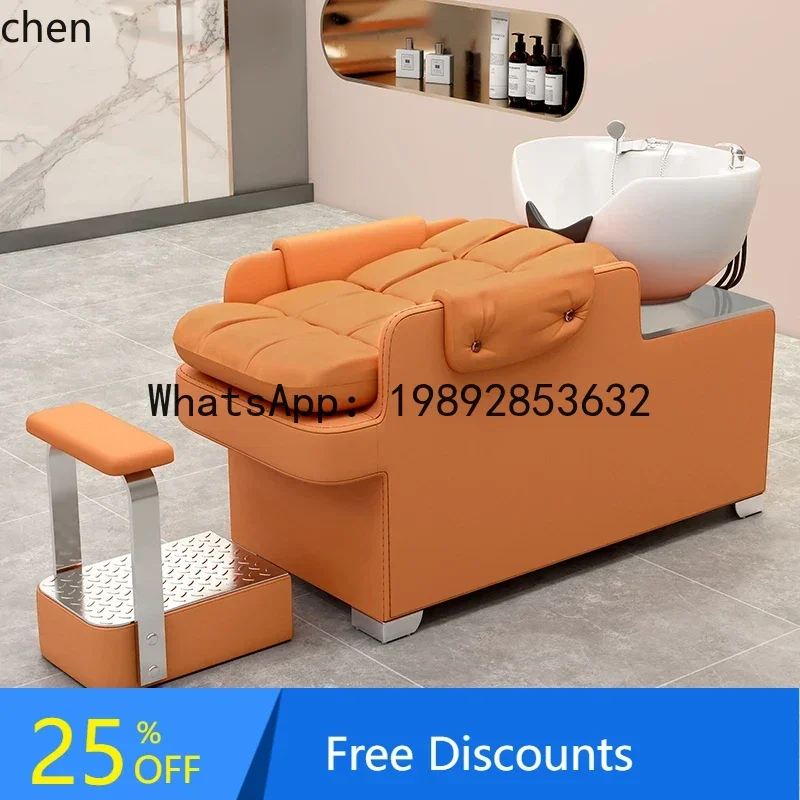 

B1 Кровать для шампуня для парикмахерской Интернет-знаменитости полуотводящая кровать для шампуня с глубоким бассейном Парикмахерская Кровать для смыва