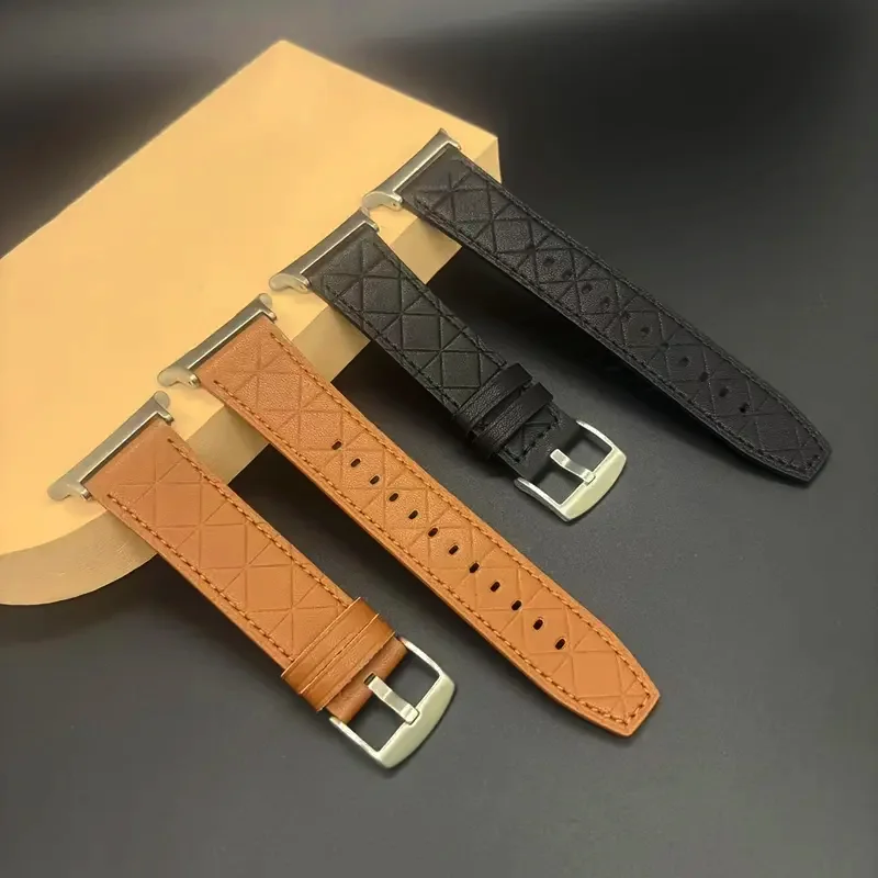 Cinturino in pelle artificiale per Samsung Watch Ultra 47mm Bracciale senza spazi vuoti Cinturino sportivo per Galaxy Watch Ultra Cinturino morbido di ricambio