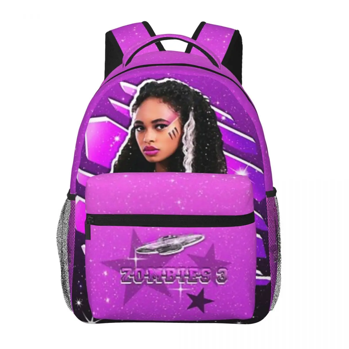 Zombies 3 Willa Super Purple Power Chandler voor meisjes jongens grote capaciteit studentenrugzak lichtgewicht waterdichte rugzak 16 inch