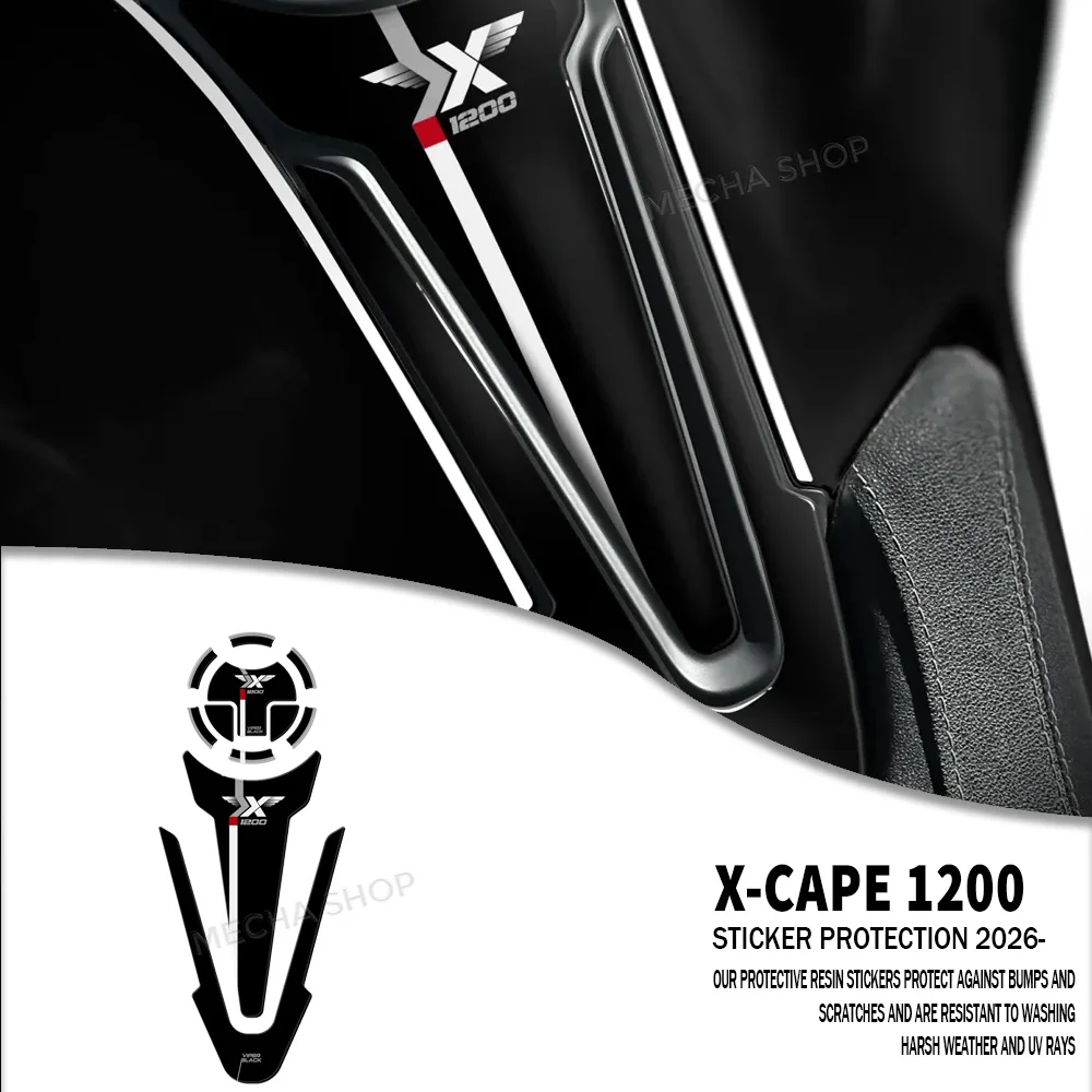 

For Moto Morini X-Cape 1200 Tank Pad Motorcycle Accessories 3D Resin Decal Protection Kit