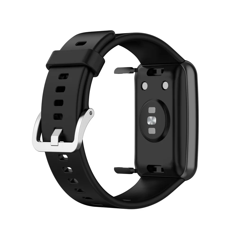 BEHUA Buntes Silikonarmband für Huawei Watch Fit Original Smartwatch-Zubehör, Handgelenksband mit Werkzeug, einfache Anpassung – Detail 15