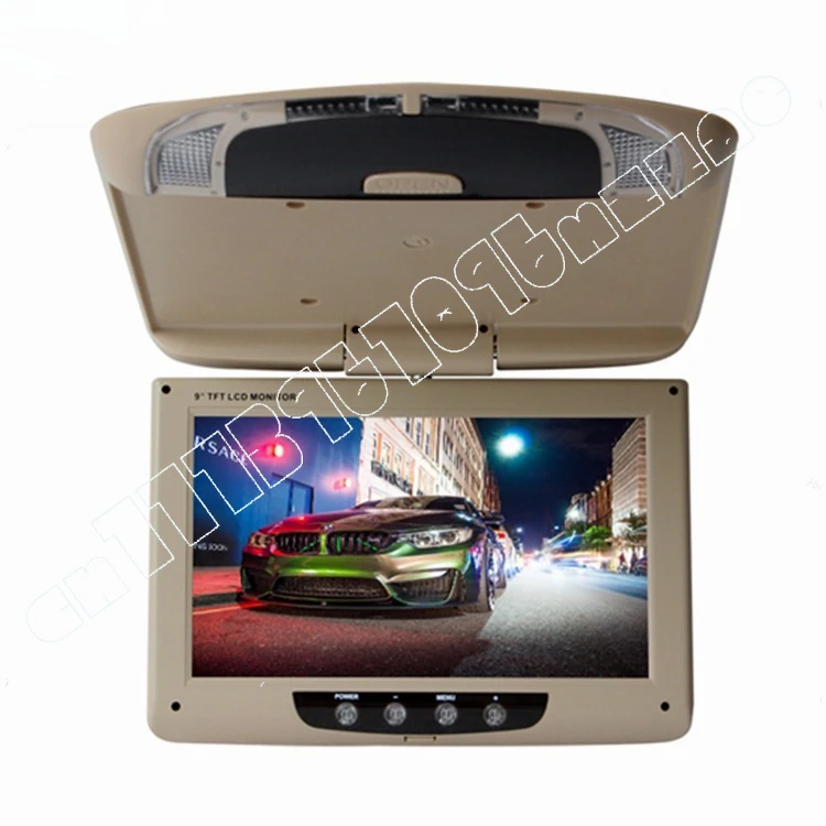 

Ultra-thin Car Wide Voltage Reversing Image Display, Car 9-inch High Definition Ceiling Display