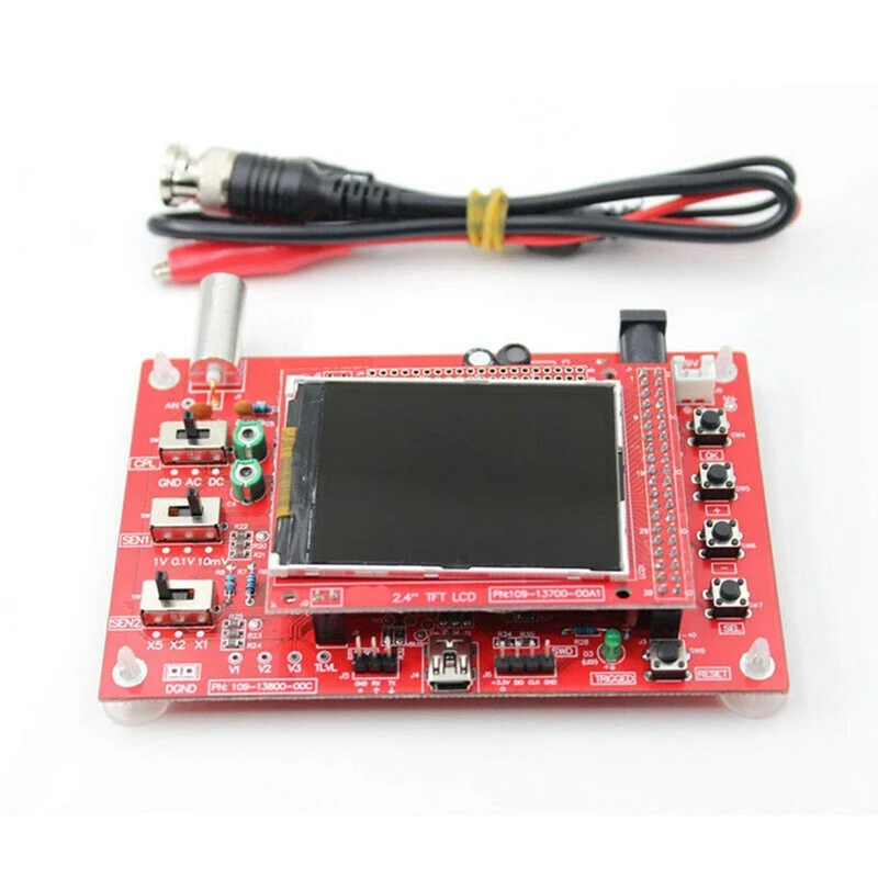 DSO138 Oscilloscope Digital TFT With Probe Alligator Test Clip For Arduino ARM Detection Development Board Assembled