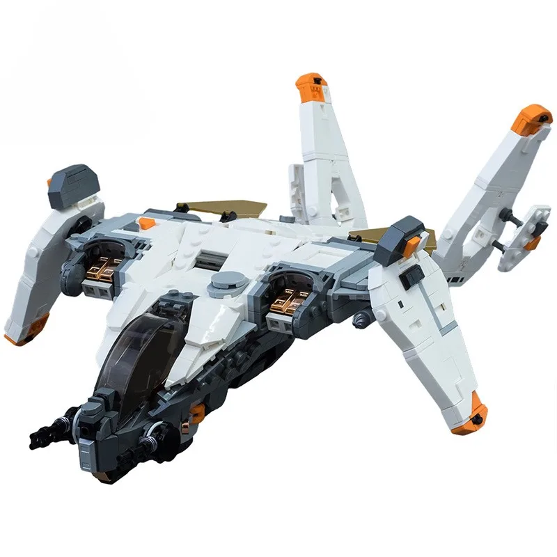 Classic Titanfalls 2 Phantom Building Block Set Game‘s Single-seat Jump-Capable Fighter Aircraft Model Toys Game Fans Gifts