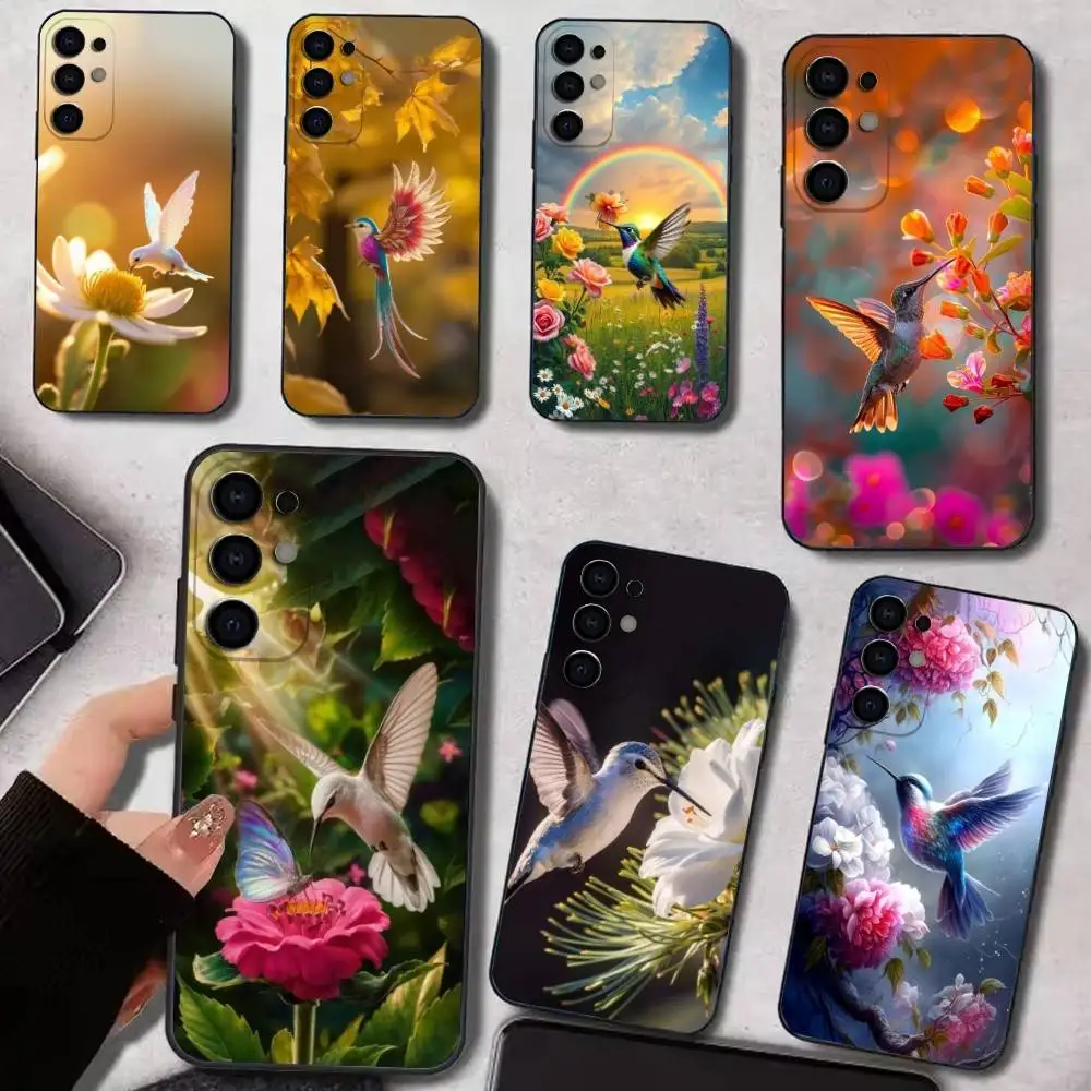 

Cute Animals Hummingbird Phone Case Silicone Soft For Samsung S25,S24,S21,S22,S23,S30,Ultra,S20,Plus,Fe,Lite
