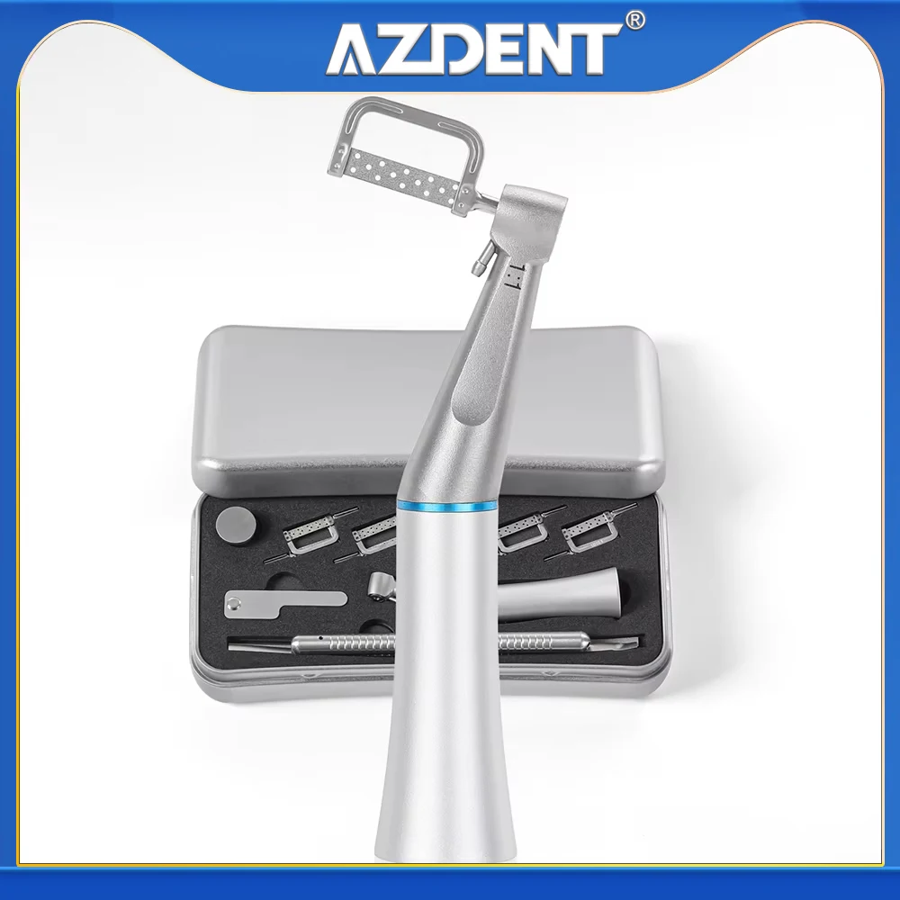 Azdent 1:1 Contra Angle Handpiece Set Reciprocating Head E-Type Coupler Connect  Vertical Reciprocating Working