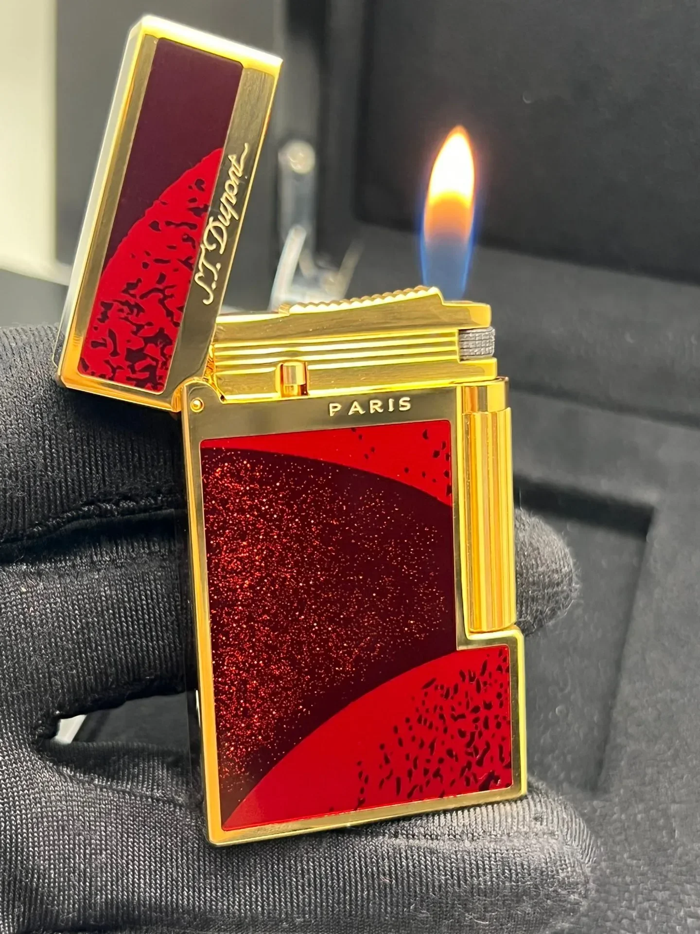 Metal Luxury Lighter Ping Sound Napoleon Paint Single Flame Cigarette Smoking Butane Lighters Smoking Cigarette Accessories