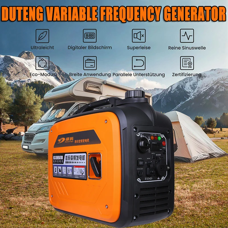 

2800W/3800w Portable Silent Generator with Digital Frequency Conversion Fuel Versatile Reliable Power Supply for Various Needs