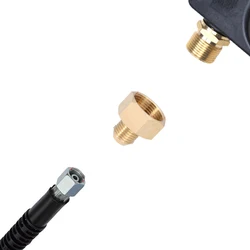 Female M22 to M14 Male Adaptor Pressure Washer Gun Hose Connector Brass Fitting