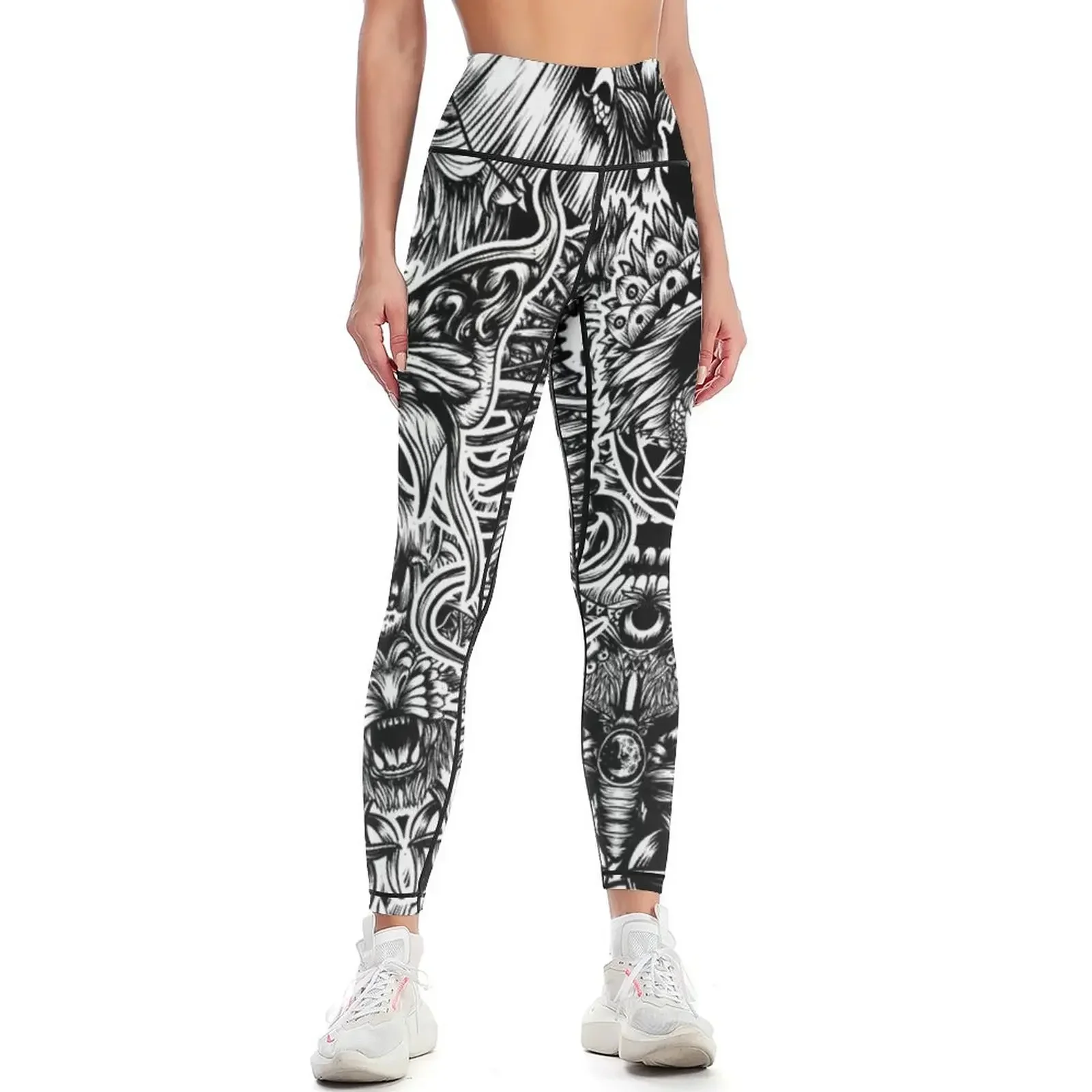 

Floral animals Leggings workout clothes for sports shirts gym sporty woman push up sports tennis for Womens Leggings