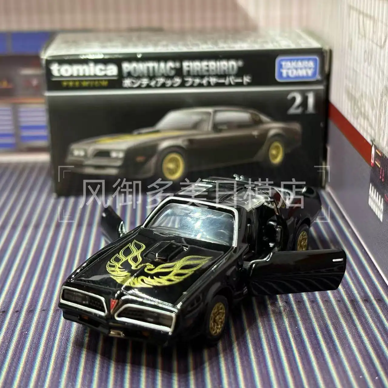 

Коллекционная модель автомобиля Takara Tomy Tomica Premium Series 21 Pontiac Firebird, высокодетализированная, металлическая, для коллекционирования