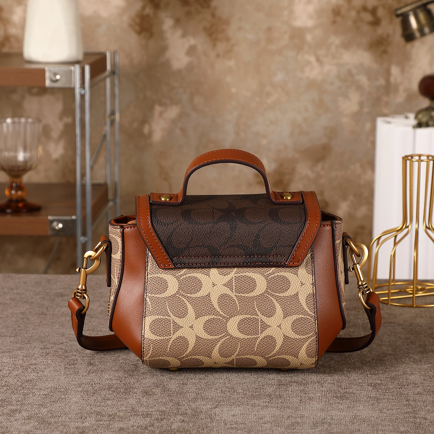 Women's Handbag 2026 Season New High-End and niche Design, Contrasting Colors, Light Luxury, Single Shoulder Fashion, Versatile