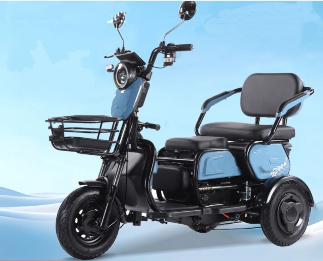

3 Wheel Motorcycle Electric Tricycle Scooter for Passengers Electric Three Wheel Bike for Elderly With Good Quality