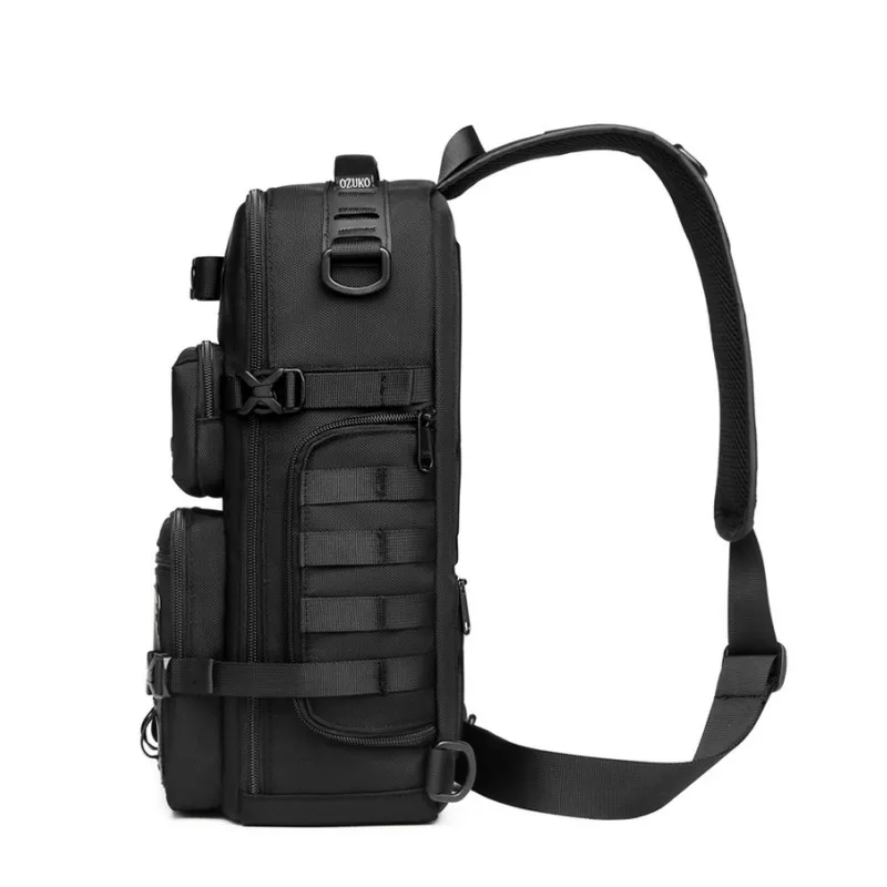 Men\'s Chest Bag Outdoor Tactical Single Shoulder Bag Cross Bag High Capacity Messenger Bag Waterproof Sports Bag for Man