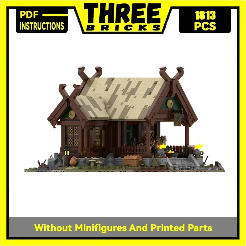 Popular Rings Movie Model Moc Building Bricks Blacksmith`s House Technology Modular Blocks Gift Christmas Toys DIY Sets Assembly