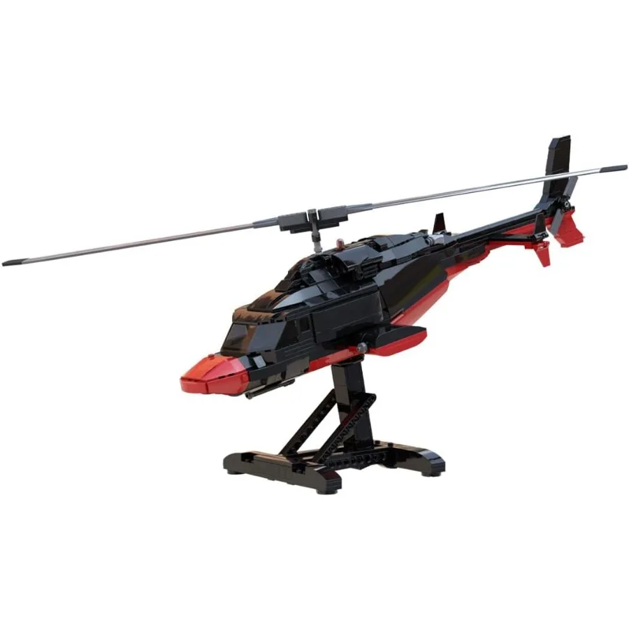 

Bell 222 Helicopter Model Building Kit Military Series Building Block Set for Teens and Up Creative Interactive Construction To