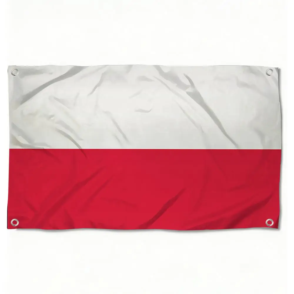 Banderas de la Selección Nacional de Fútbol de Polonia, Pancarta Decorativa Personalizada para Colgar en la Pared, para Dormitorio, Sala de Estar, Decoración de Exteriores