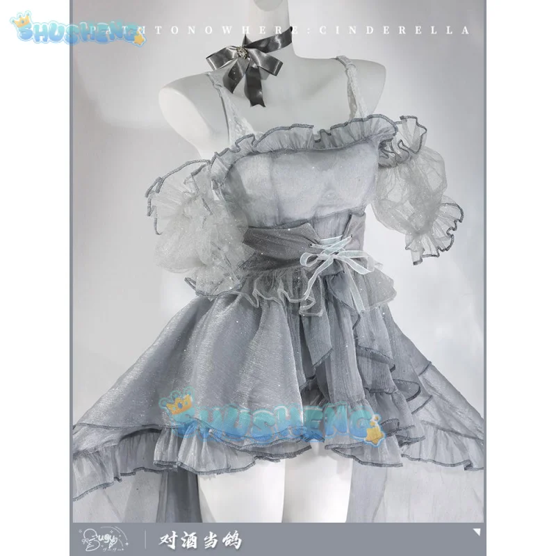 Goddess Of Victory: Nikke Cinderella Crystal Princess Cosplay Costume Cos Game Anime Party Uniform Hallowen Play Role Clothes