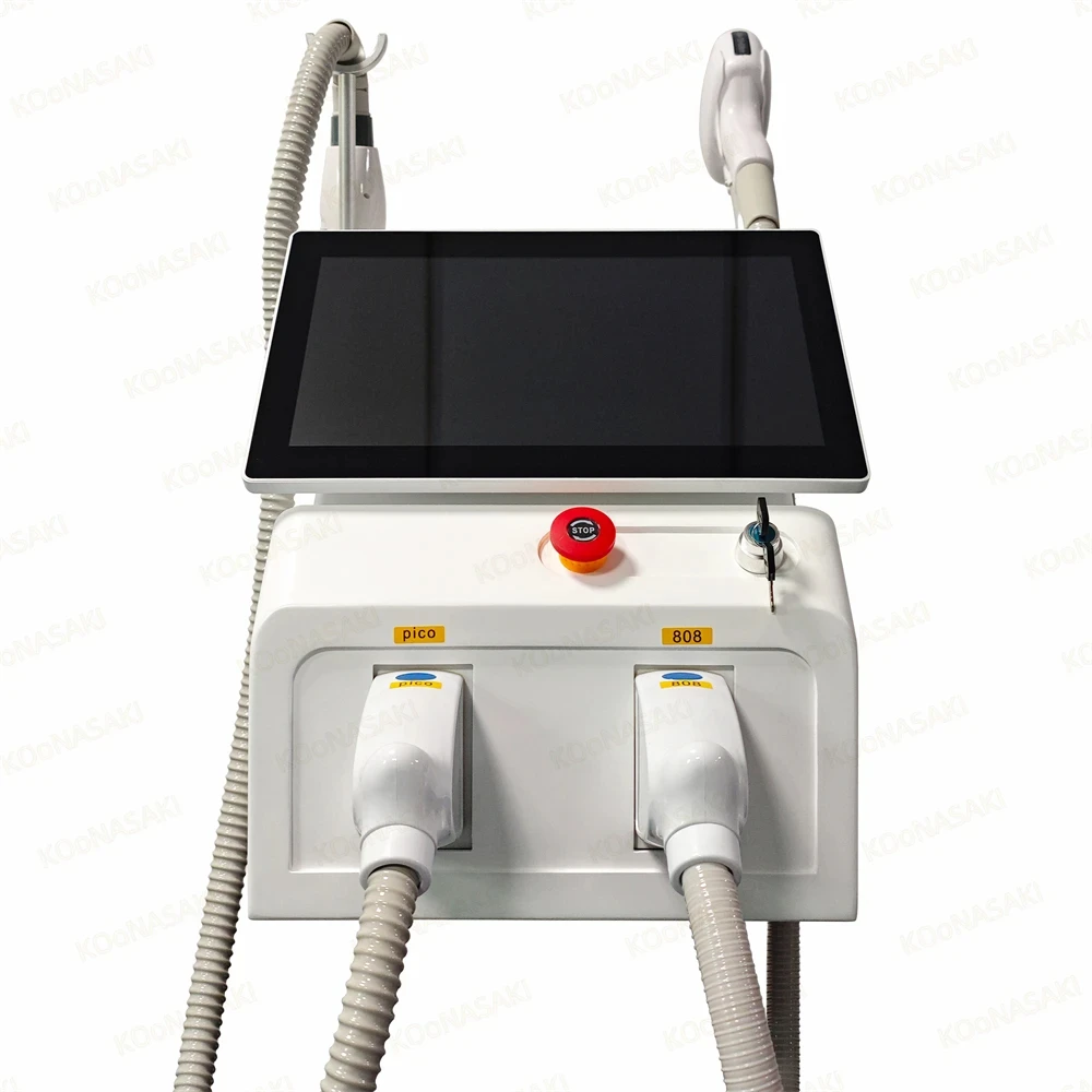 The Latest Nd YAG Long Paulse Pico Laser Machine Powerful Tattoo Removal Diode Laser Fast Hair Removal Machine 2 in 1 for Spa