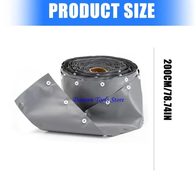 57BE Practical Closures Cable Protectors Locking PVC Sleeve for Robot Wiring And Power Equipment Flame Retardant