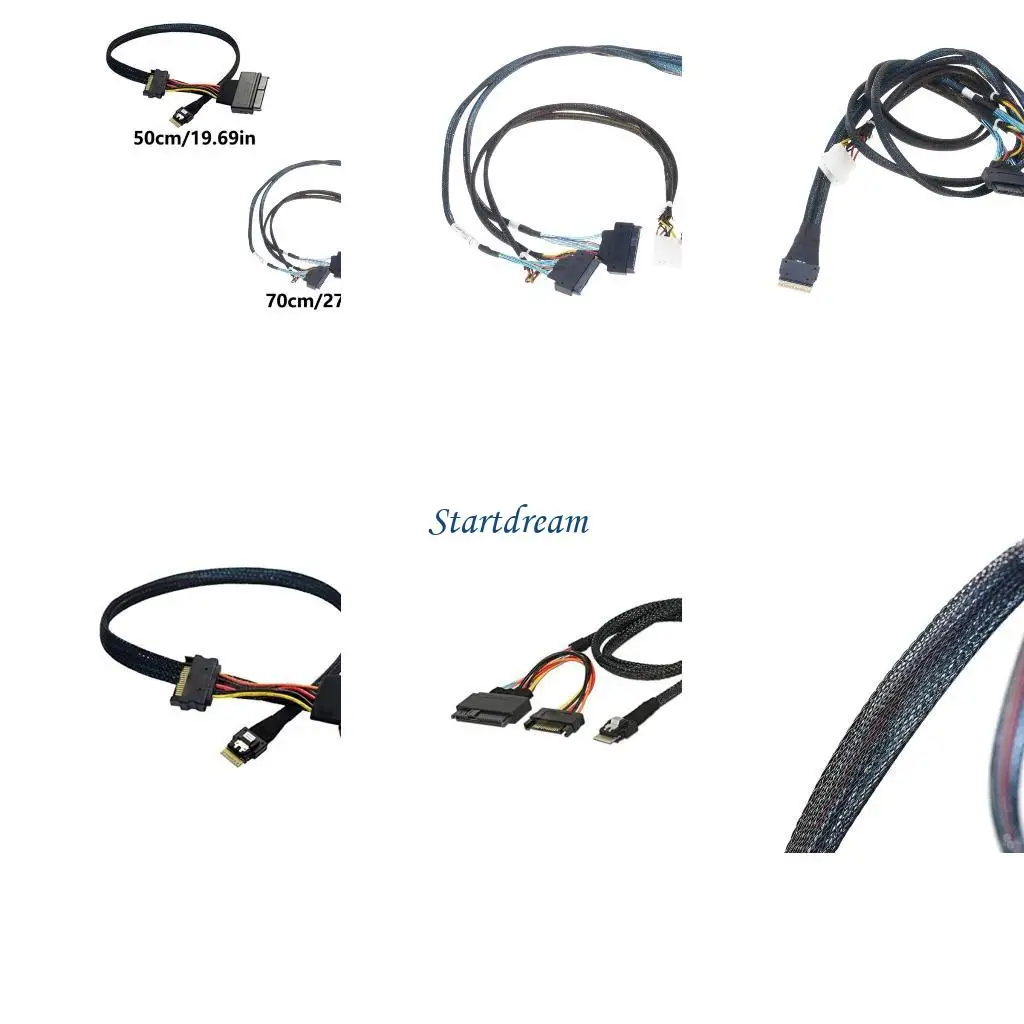

Quality SASSFF-8654 4i 38pin To SAS8639U.2 Data Cable for Stable Connection in Enterprises Level Storage Systems K92C