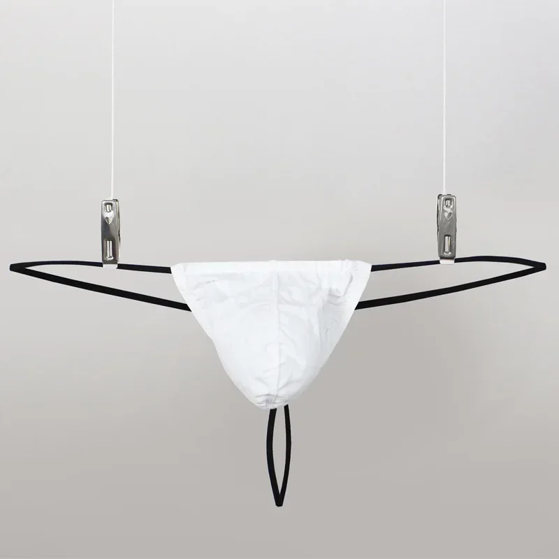 

Sexy Mens Briefs Ripple Personality Low Rise Leaky Hip Strappens Comfortable Breathable Thong