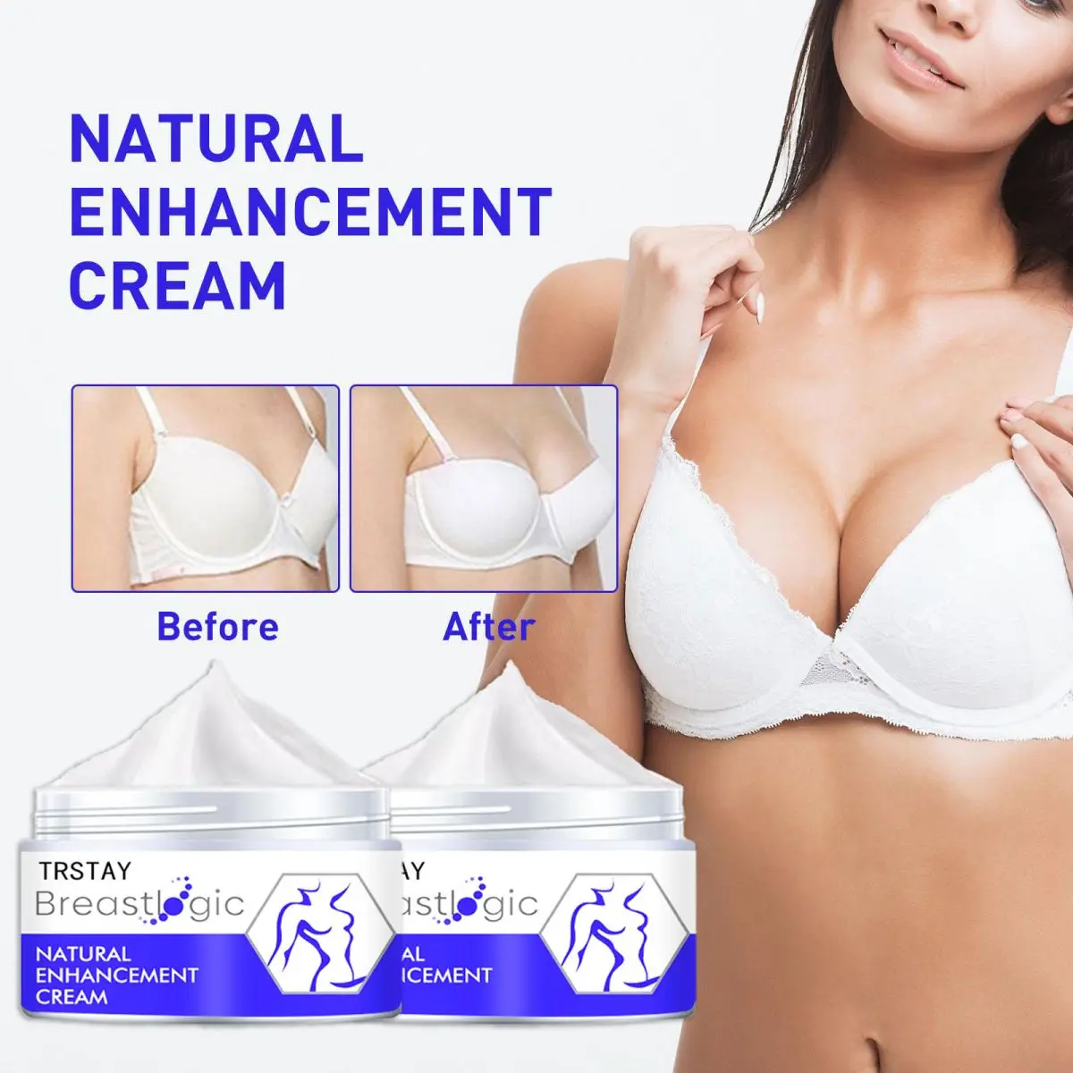 TRSTAY Breast Enhancement Cream, Making Our Breasts And Buttocks Bigger, Body Cream, Creating A Perfect Hourglass Figure