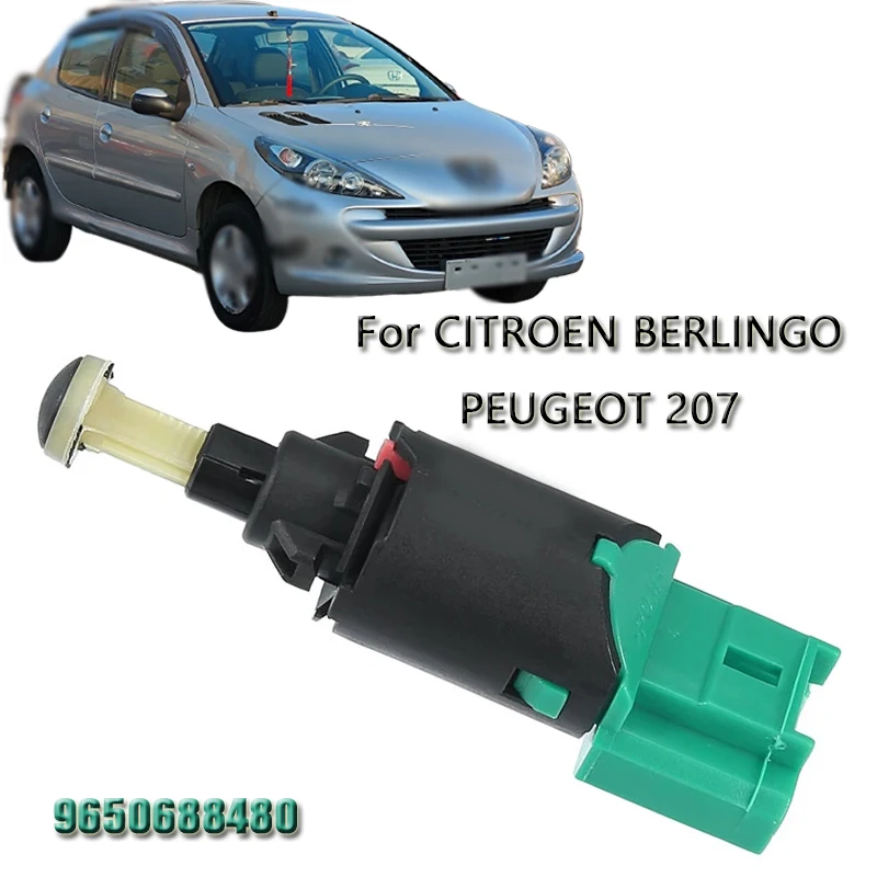 

1Pc Car Parking Brake Light Switch Sensitive Stop Lamp Switch For CITROEN BERLINGO PEUGEOT 207 9650688480 Car Accessories