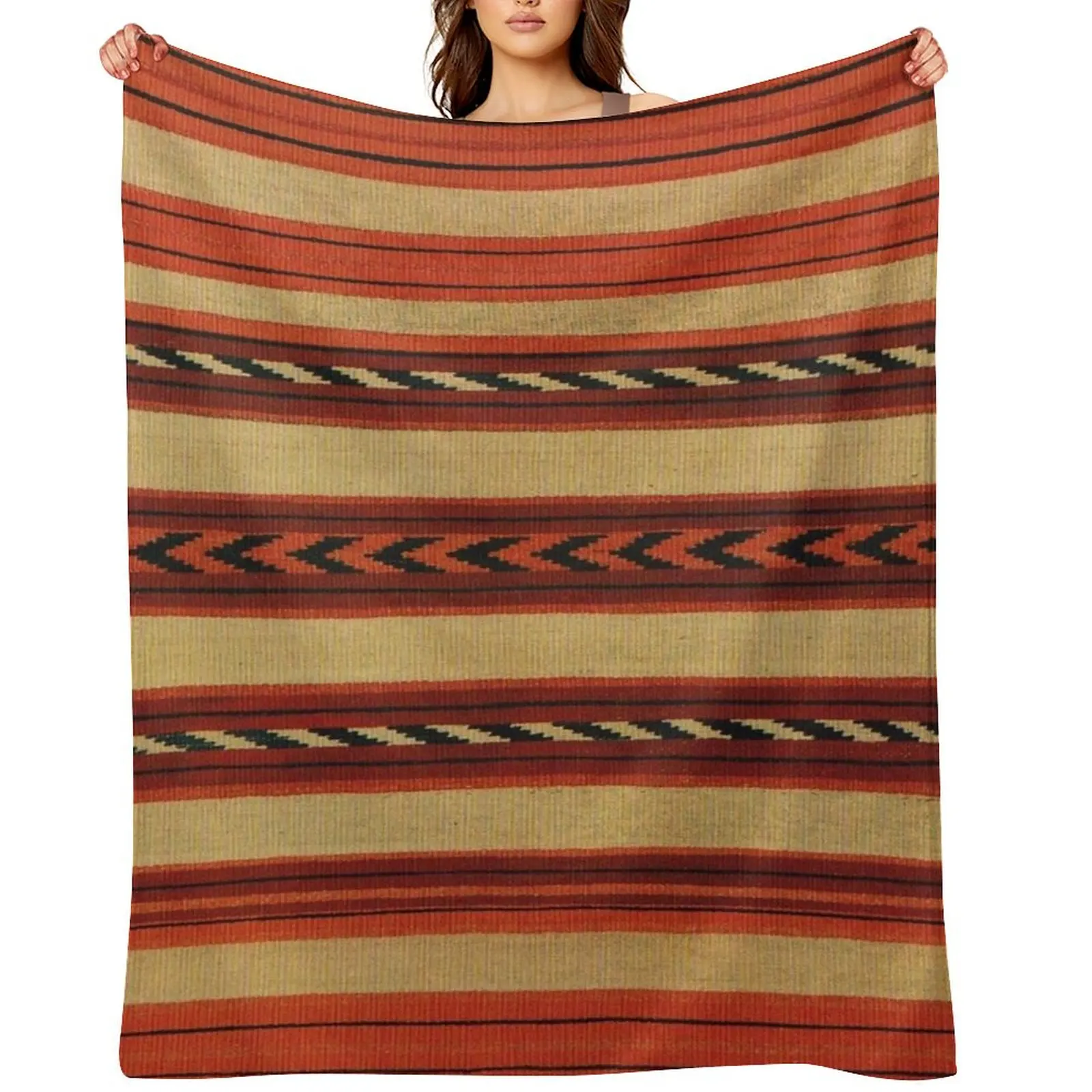 

Navajo Textile / Native American Weaving pattern 25 Throw Blanket Decorative Sofas warm for winter Polar Single Blankets