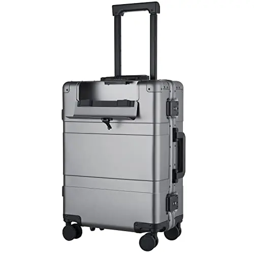 Aluminum  alloy luggage , suitcase on wheels ,Carry-on trolley luggage  Check-in Luggage 20 &24 Inches Bamboo Wolfs