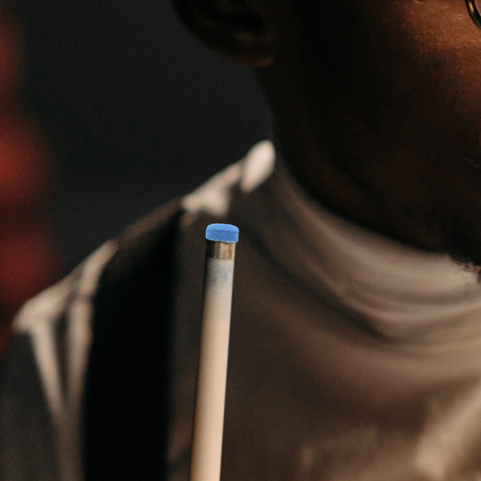 

50 Pcs Pool Billiard Accessories Cue Tip Tips Blue Cues Replacement Man Snooker