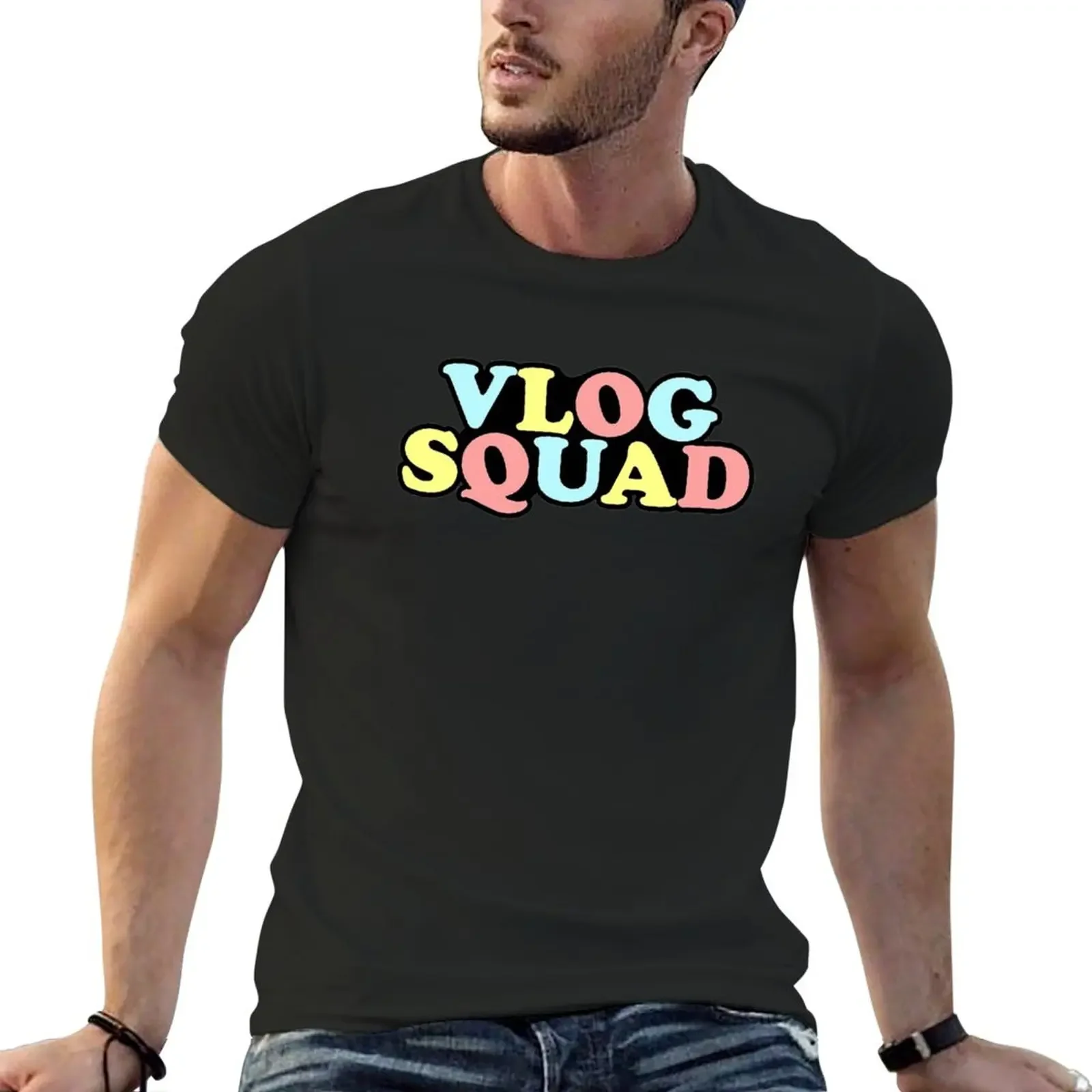 

Vlog Squad 2019 / DAVID DOBRIK T-Shirt vintage clothes oversized summer clothes t shirts for men pack