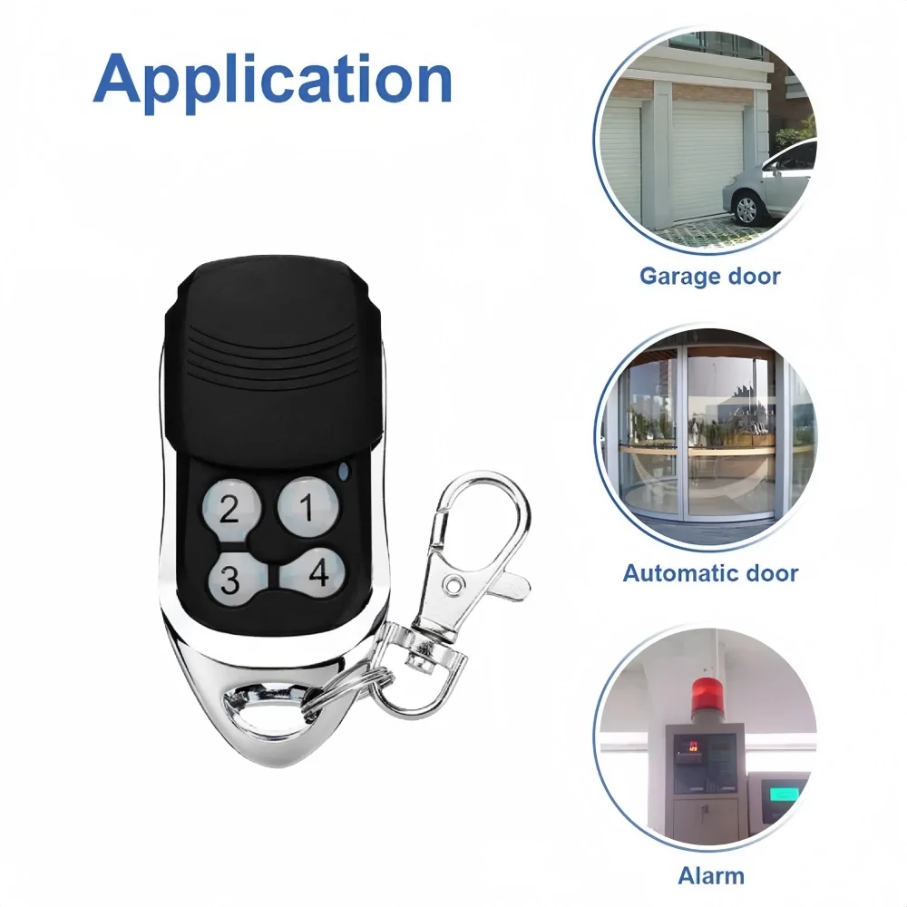 433MHz RF Remote Control Smart Auto Copy Duplicator 4 Button Electric Garage Door Gate Remote Cloning 433.92 MHz Transmitter