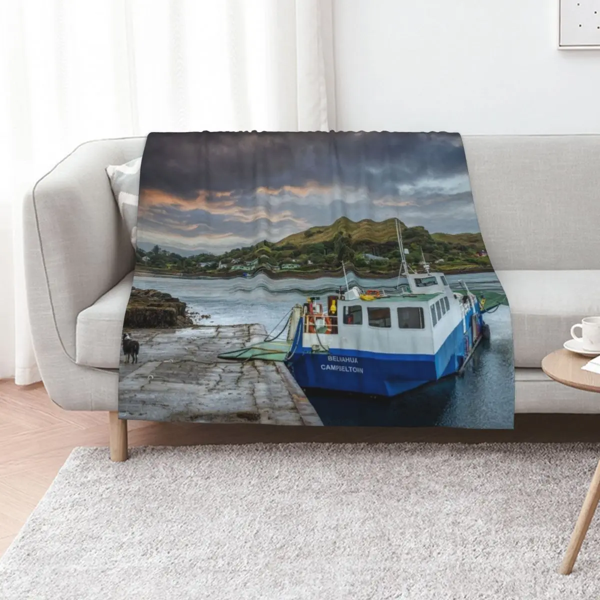 

Cuan Ferry Throw Blanket Sofa Quilt halloween Personalized Gift Decorative Sofa Blankets