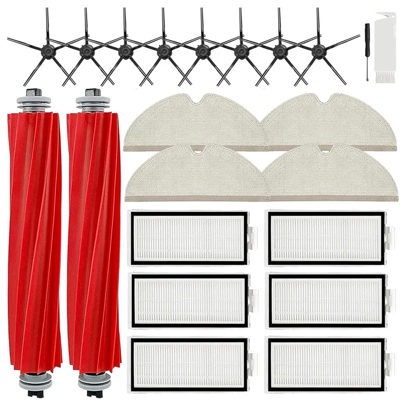 

Горячее предложение, запасные части для пылесоса Roborock Q7 Q7+ Q7 Max Q7 Max+, основная щетка, фильтр Hepa, боковая щетка, ткань для швабры