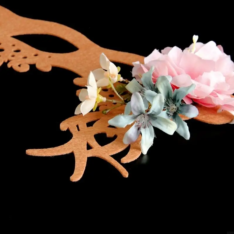 H58E Flower Eyasking for Women Cosplay, Proms, Sexy Eyemasker voor Masquerade Christmas