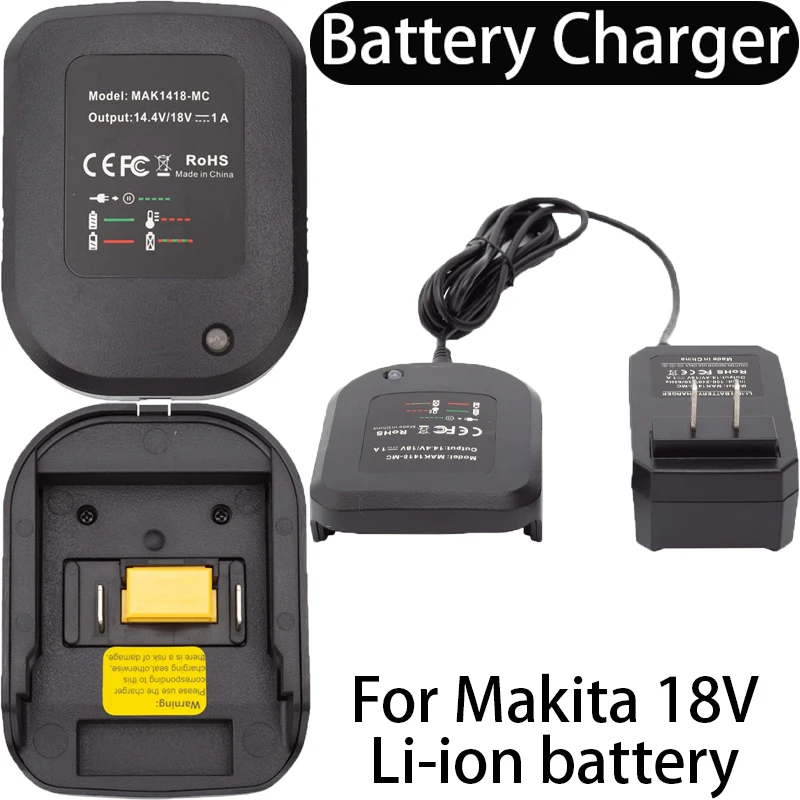 

Battery Charger for Makita 18V Lithium Ion Battery Portable Detachable Charger for Makita Split Charger